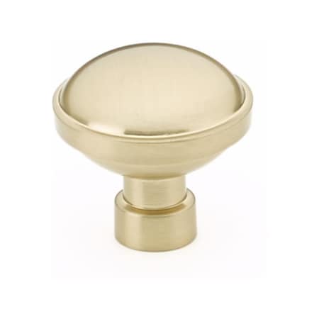 Emtek Brandt 1-1/4 in Cabinet Knob Satin Brass Finish 86695US4